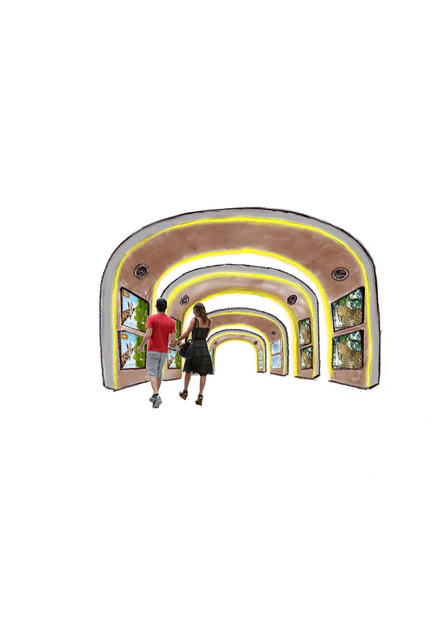 Al Ain Zoo conservation festival concept artwork