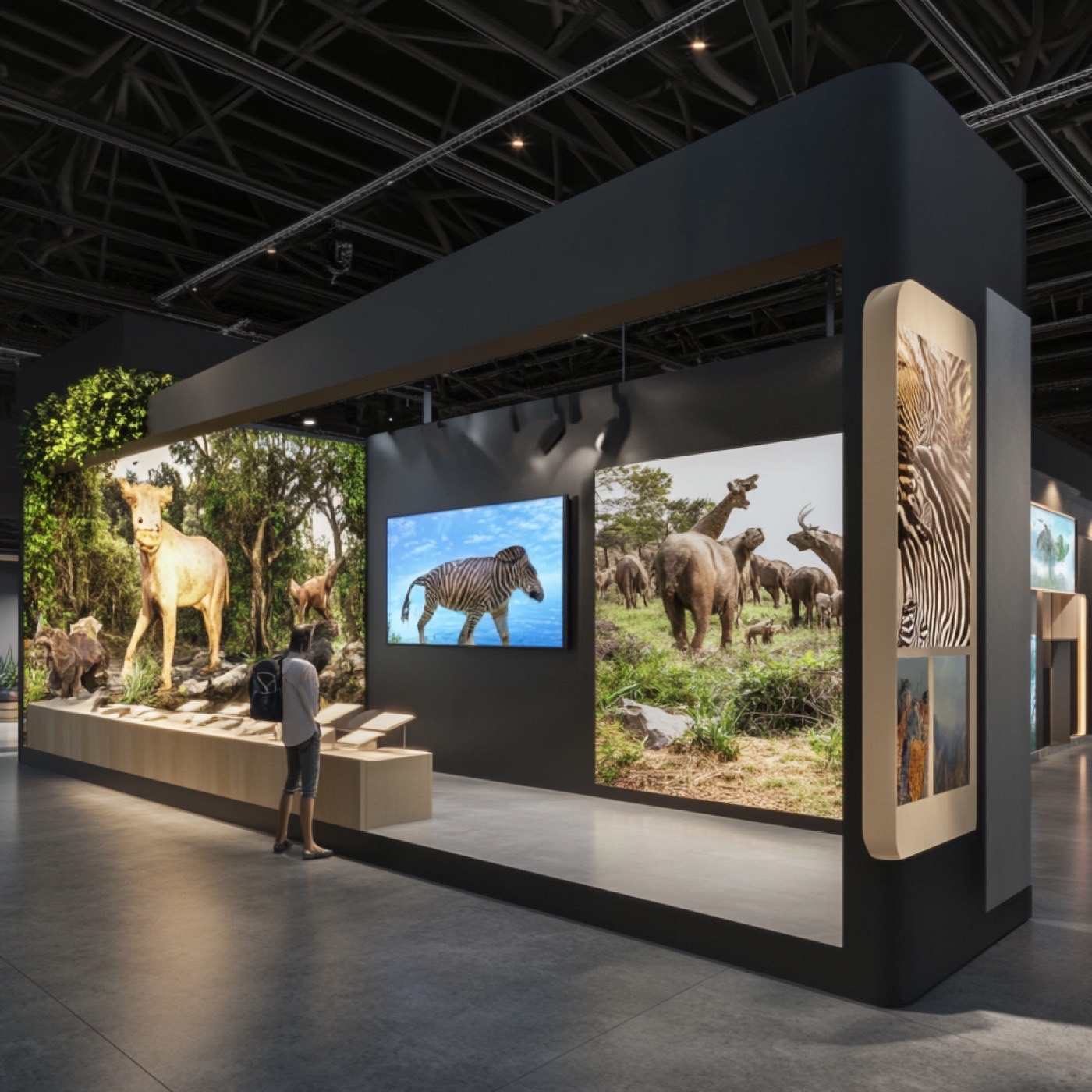 Al Ain Zoo Conservation Festival exhibition render
