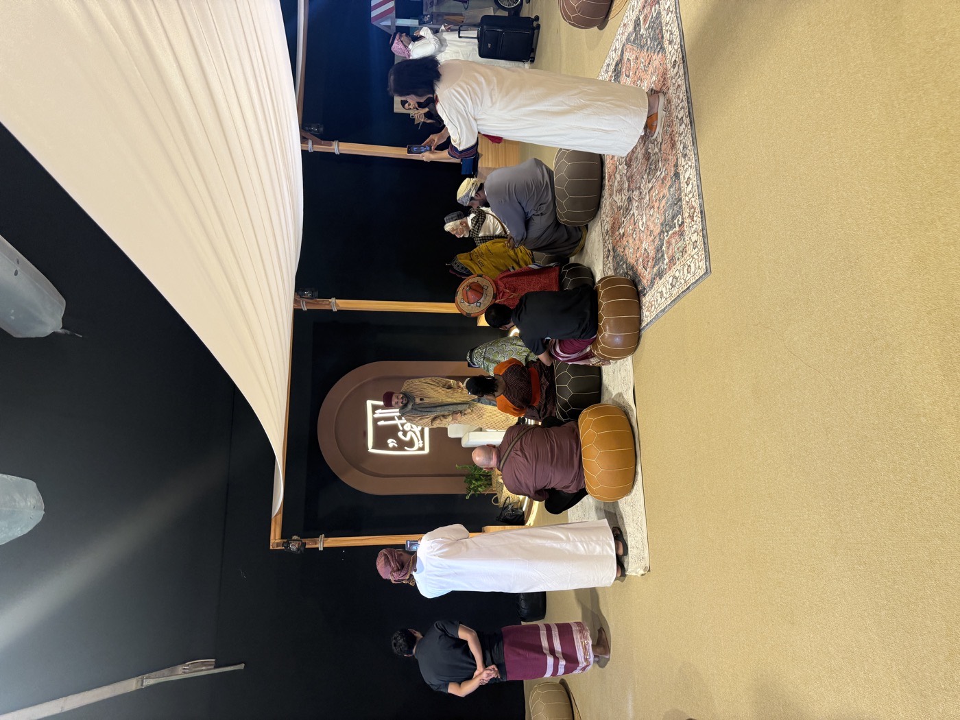 SINF 2025 live storytelling session, narrator performing to audience